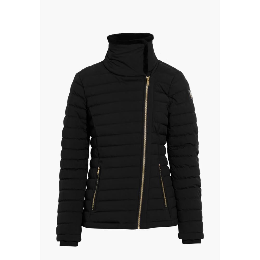 SOLD MOOSE KNUCKLES Swansea Shearling-trimmed Down Jacket XS NWT